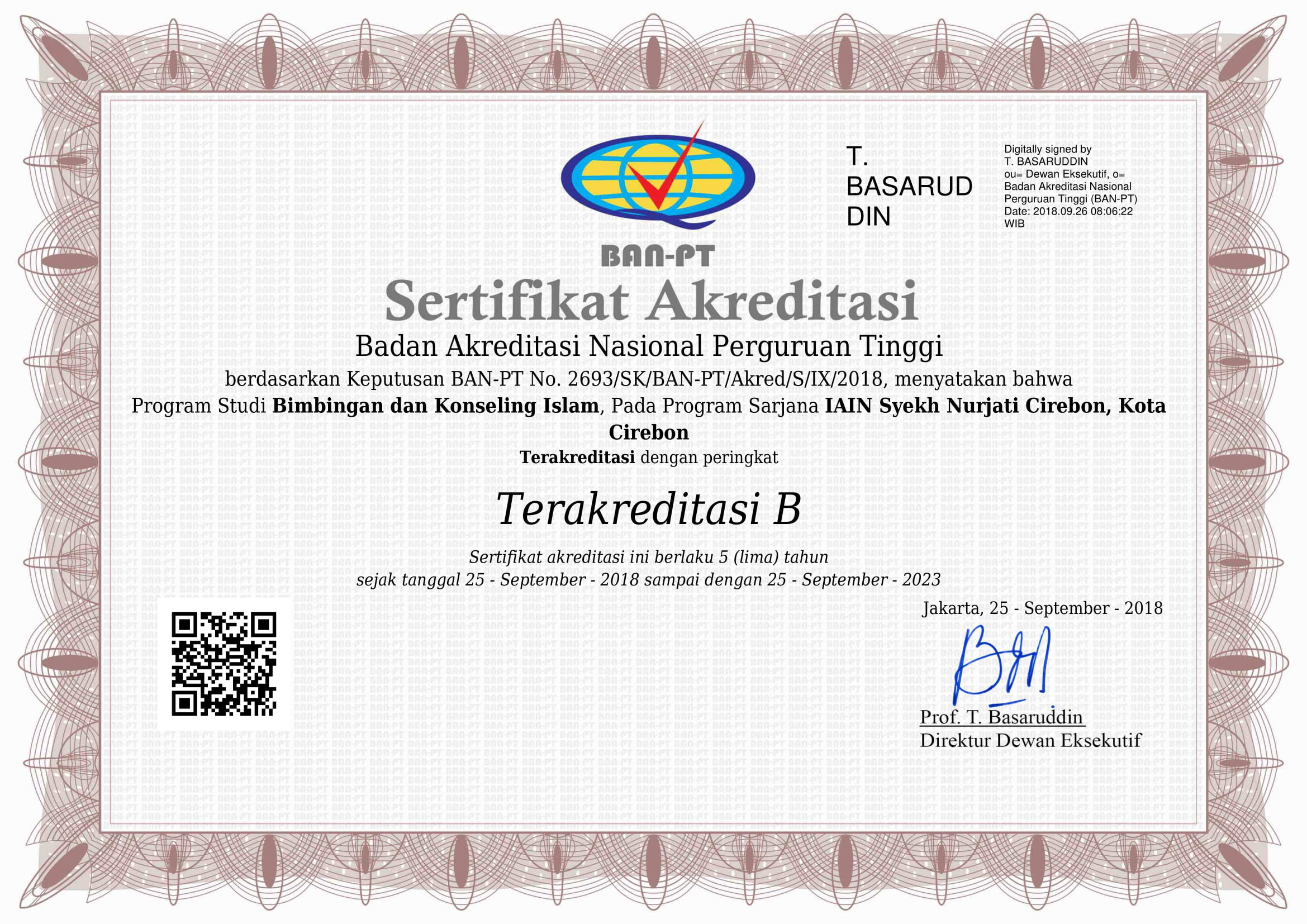 sertifikat BKI-1