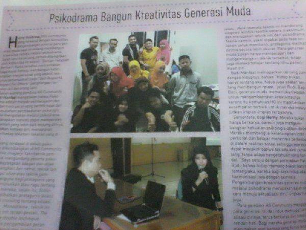 HG Community Bangun Kreativitas Remaja melalui Psikodrama