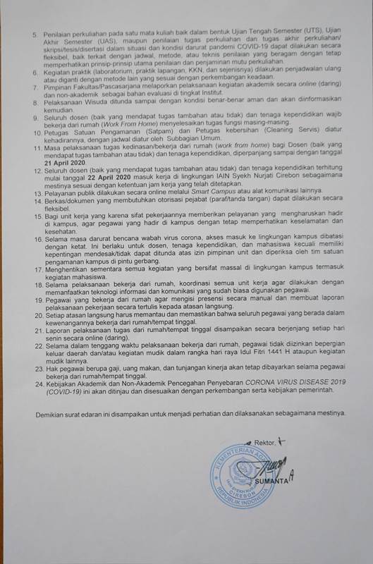 Surat-Edaran-Rektor-Perpanjangan-Perkuliahan-Online-dan-WFH-31 Maret-2