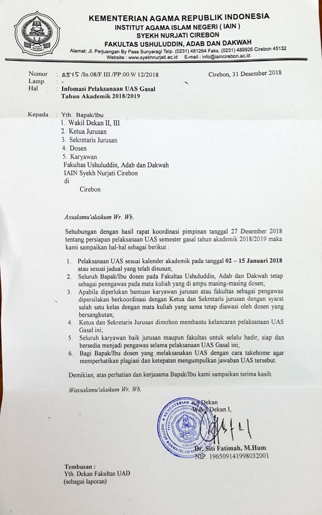 Pelaksanaan UAS