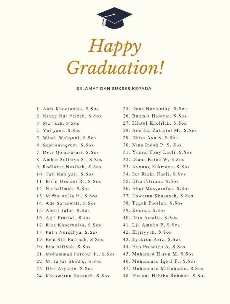 Happy Graduation Day